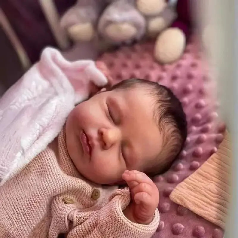 Sleepy Reborn Baby Girl Emi Doll