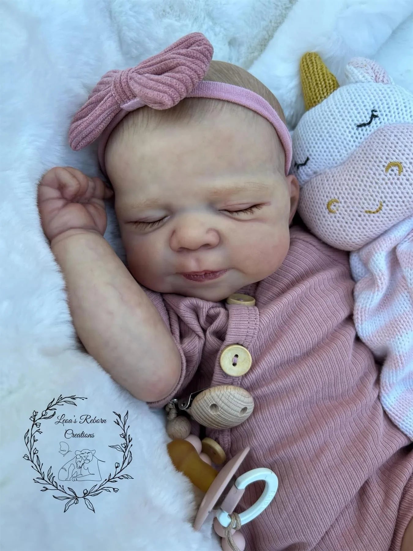 Realistic Newborn Baby Girl Lina Doll