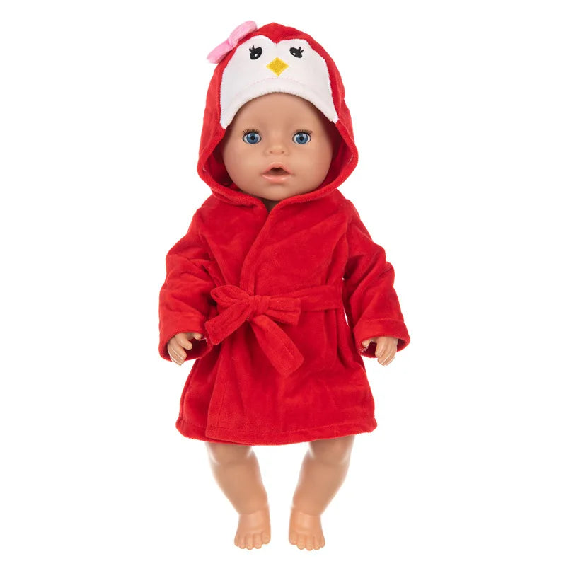 Reborn Baby Cartoon Bathrobe