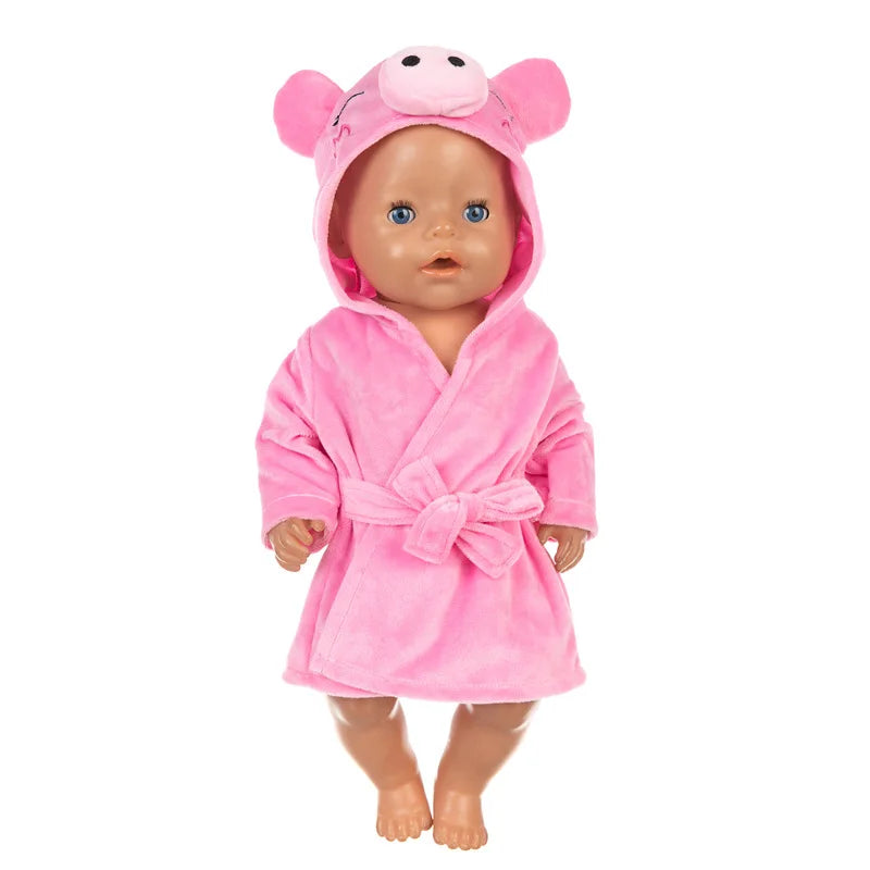 Reborn Baby Cartoon Bathrobe