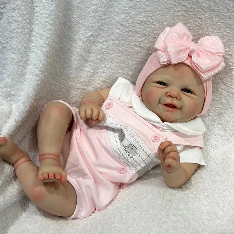Happy Reborn Baby Girl Anna Doll