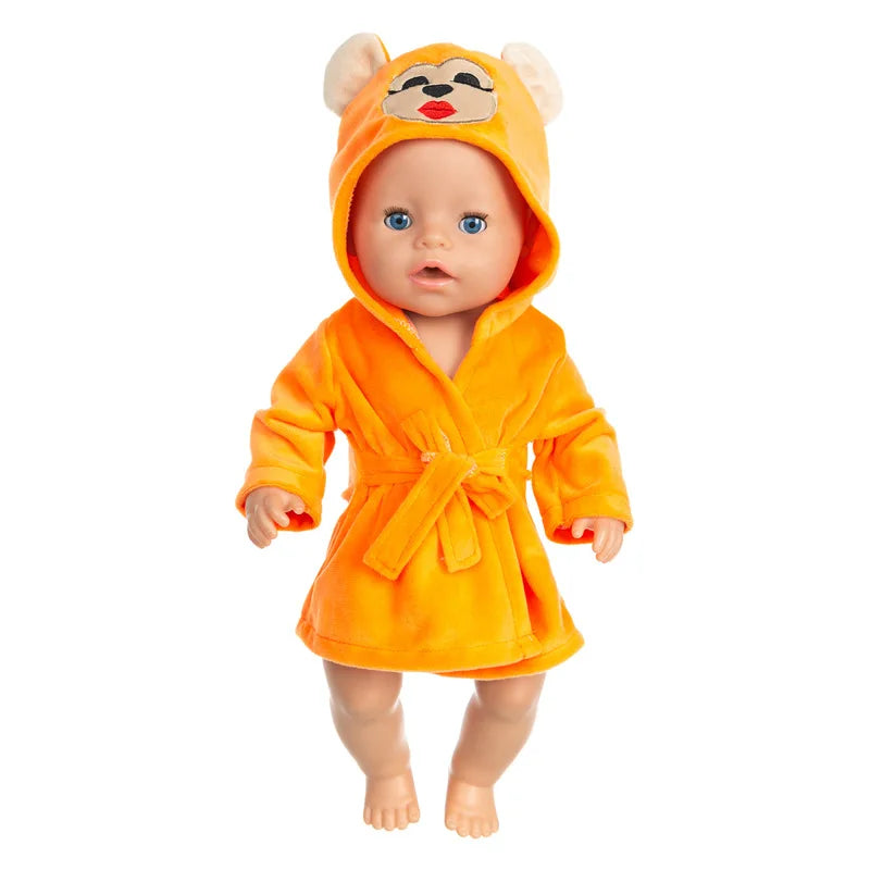 Reborn Baby Cartoon Bathrobe