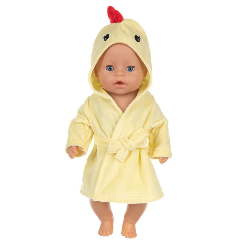Reborn Baby Cartoon Bathrobe
