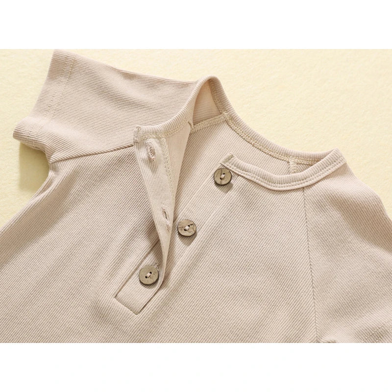 Beige Reborn Baby Pajamas