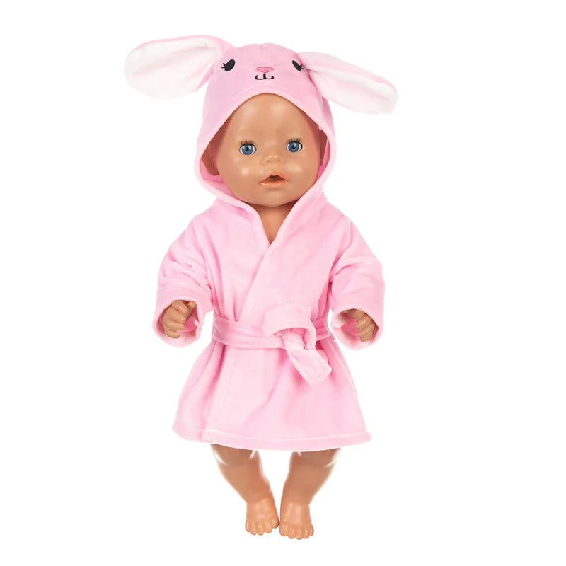 Reborn Baby Cartoon Bathrobe