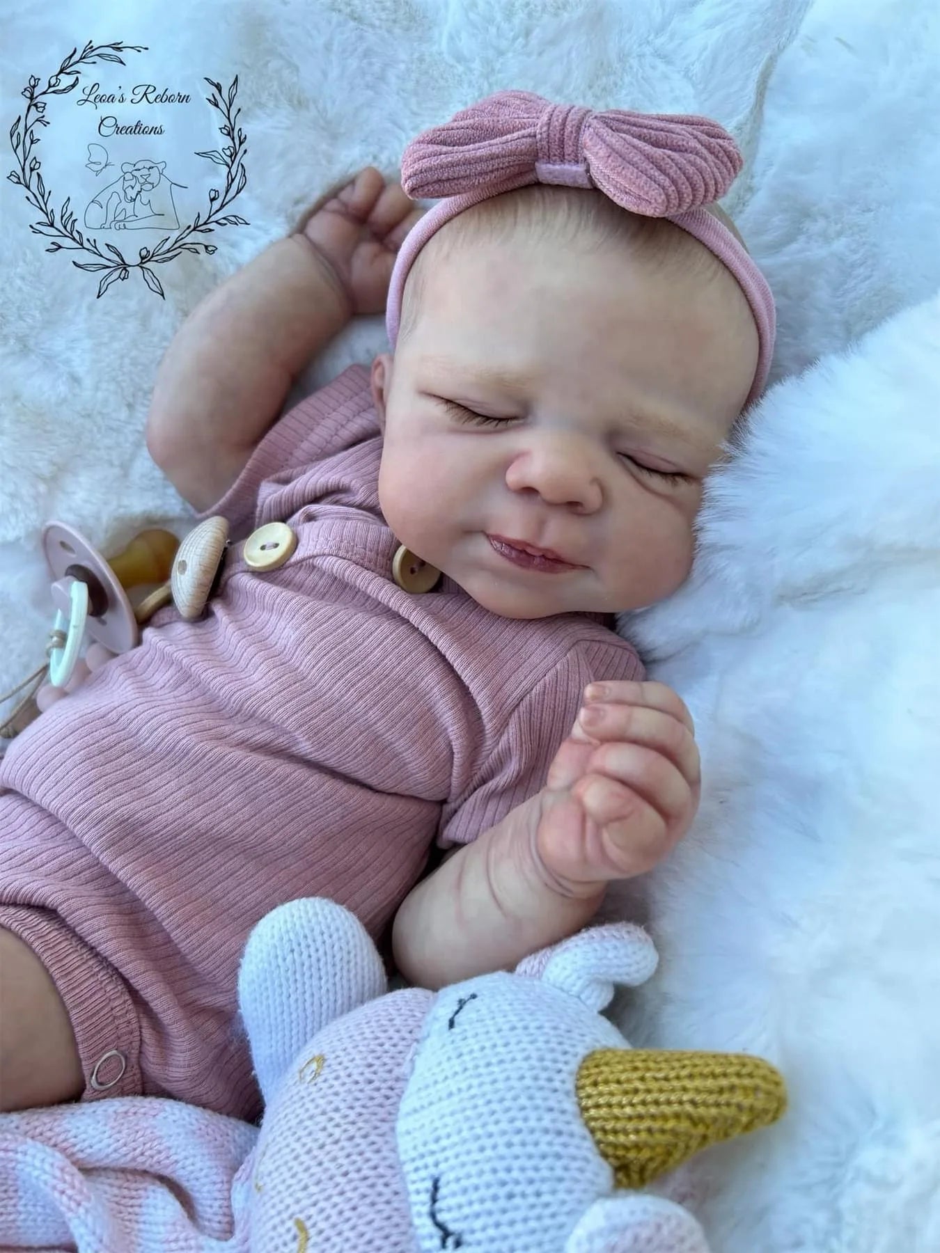 Realistic Newborn Baby Girl Lina Doll