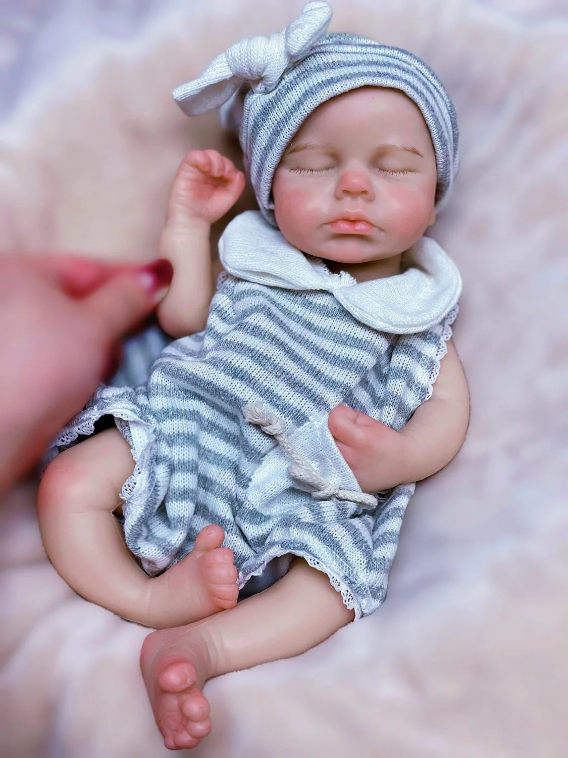 Aurora And Ezra Silicone Reborn Twin Baby Doll