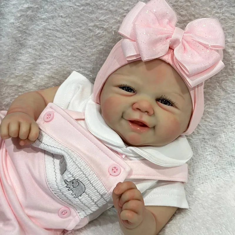 Happy Reborn Baby Girl Anna Doll
