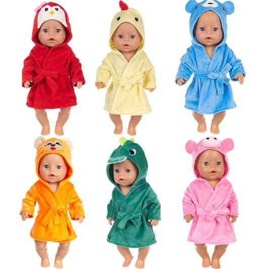 Reborn Baby Cartoon Bathrobe