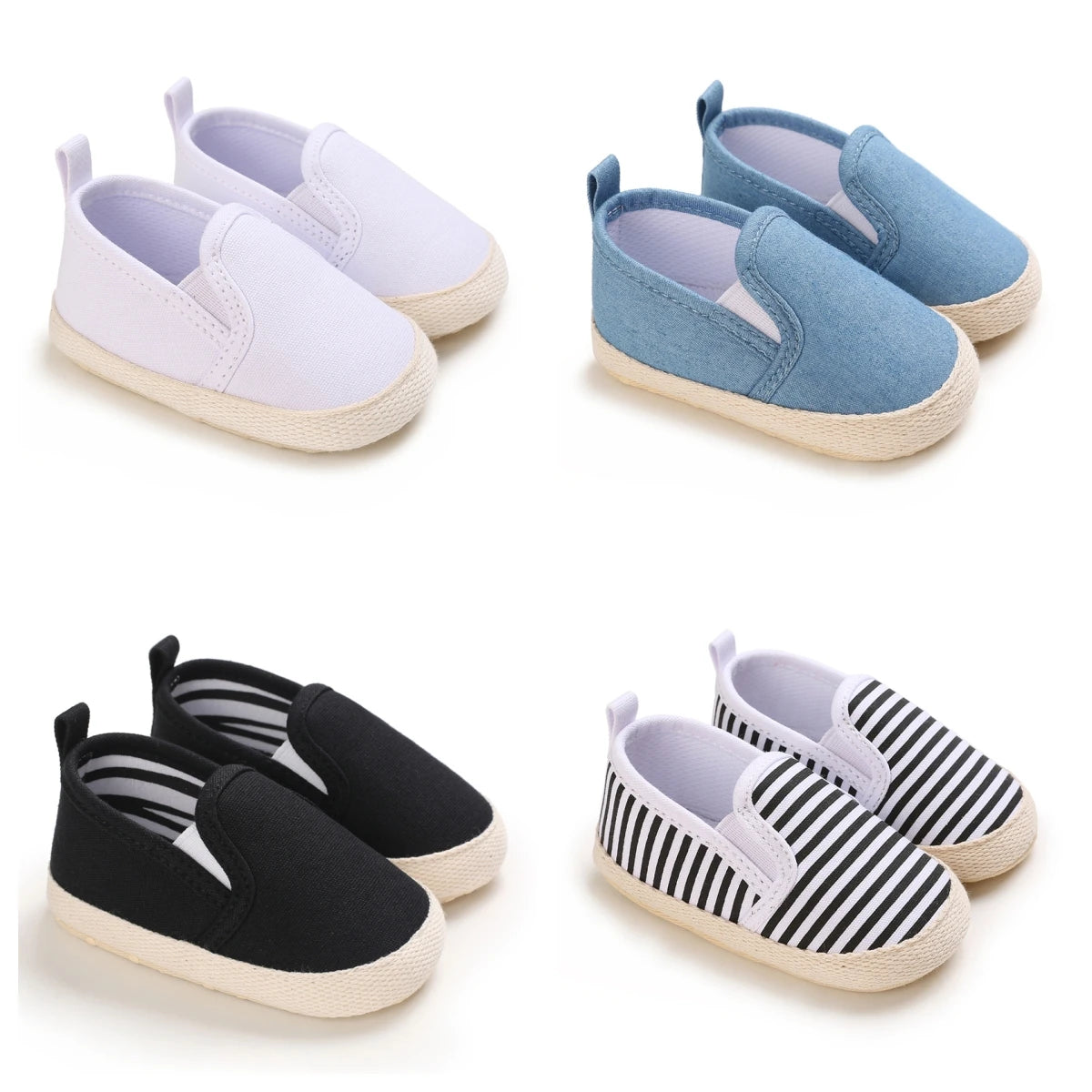 Newborn Baby Spring And Autumn Pastel Blue Shoes