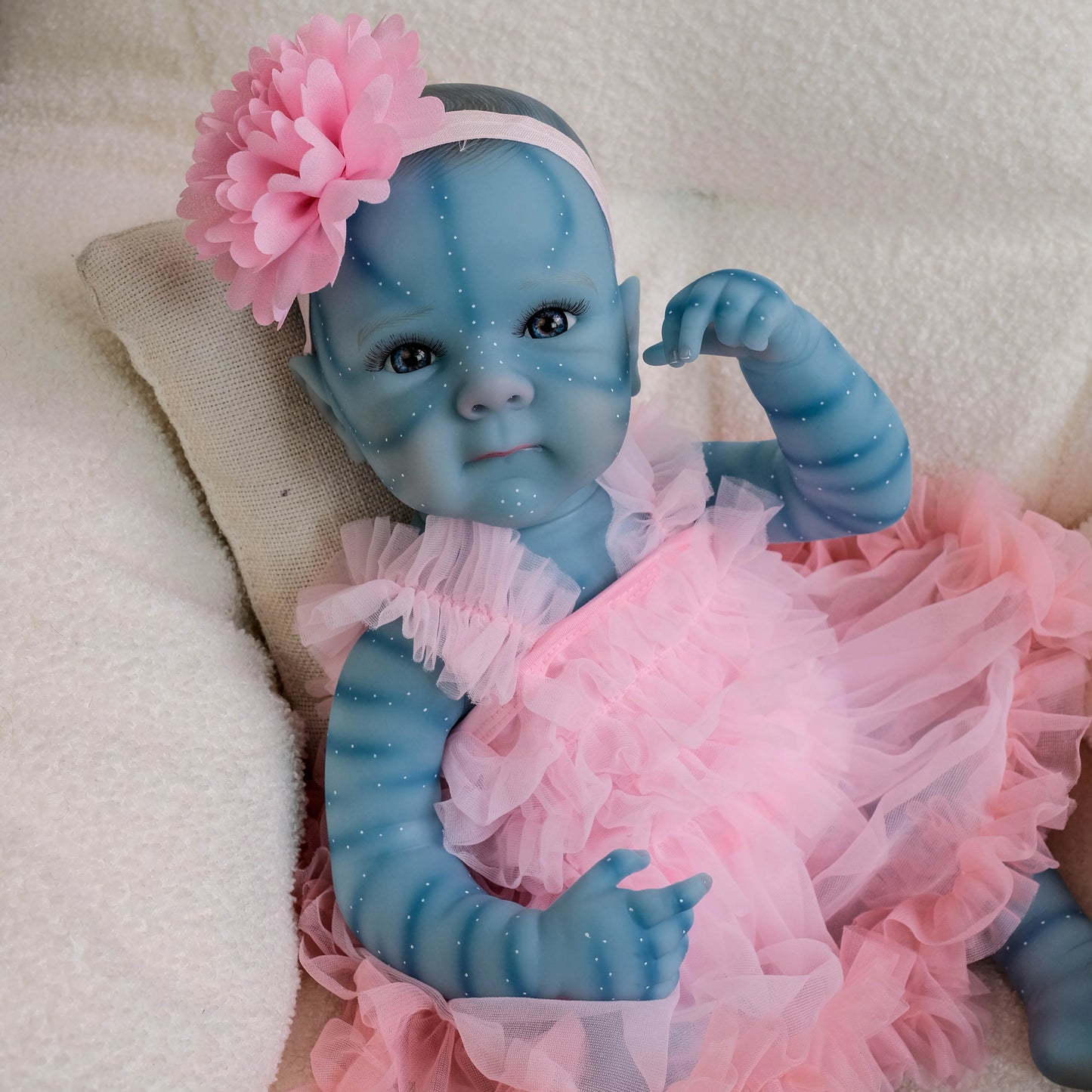 Adorable Avatar Reborn Baby Girl Eywa Doll