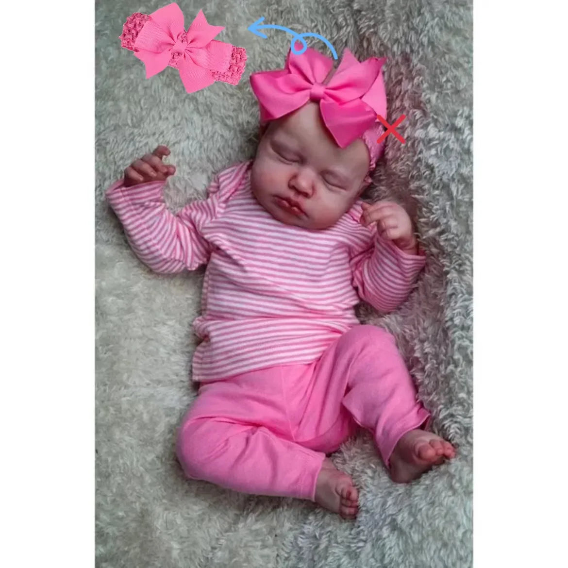 Sleepy Reborn Baby Girl Alice Doll