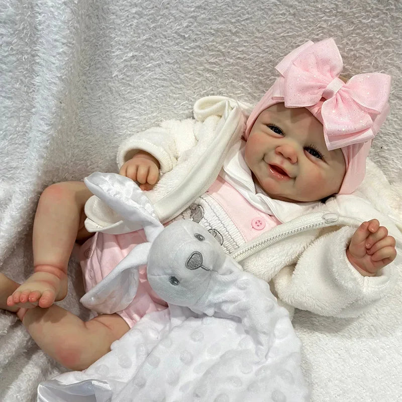 Happy Reborn Baby Girl Anna Doll