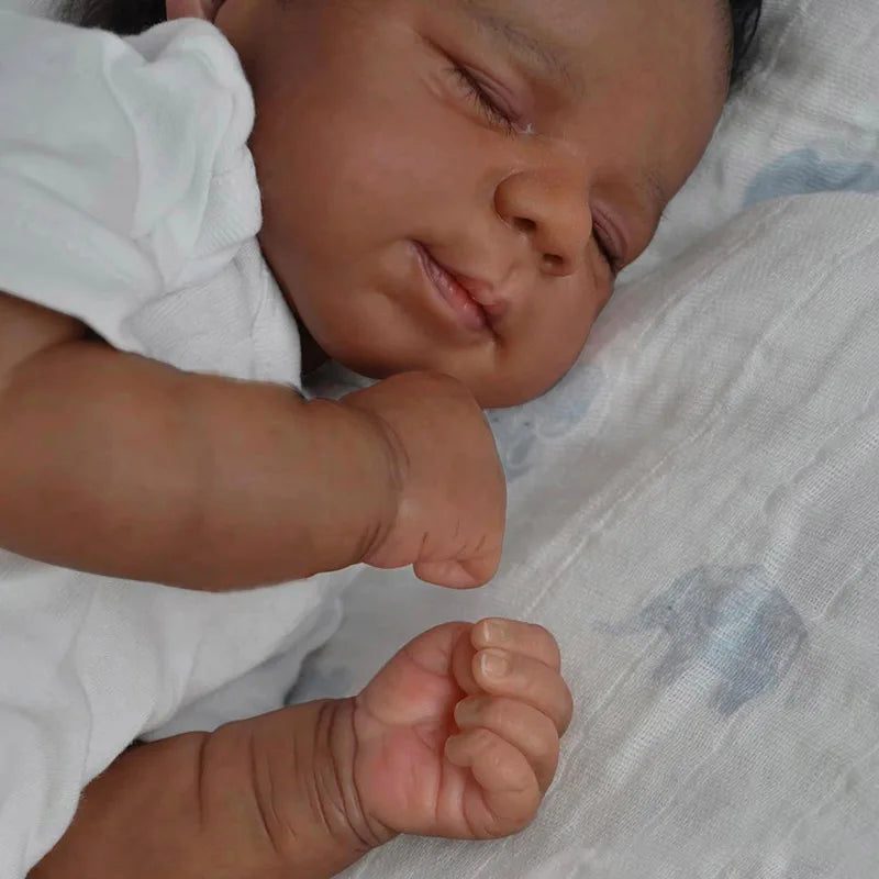 Sleeping Reborn Baby Boy Amadou Doll