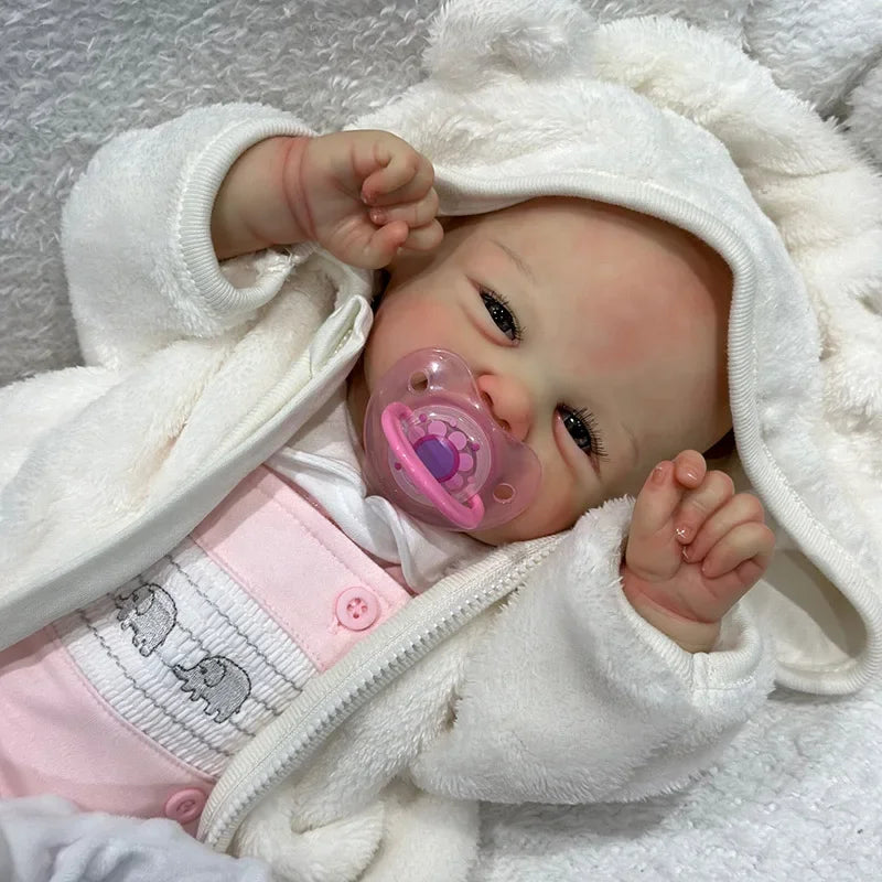 Happy Reborn Baby Girl Anna Doll