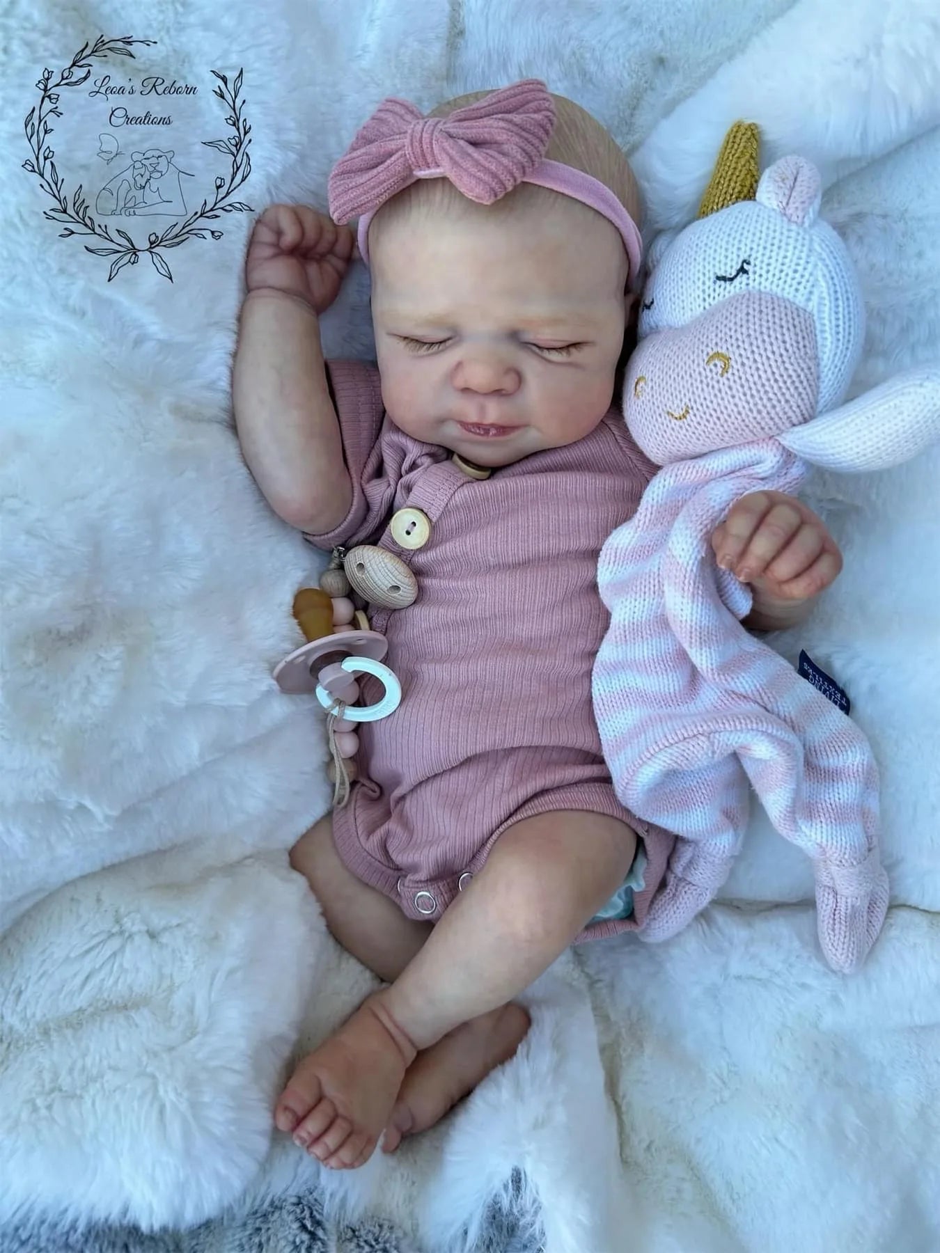Realistic Newborn Baby Girl Lina Doll