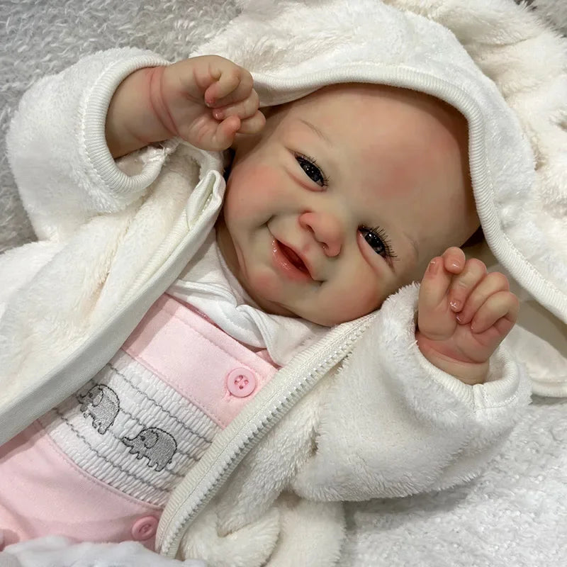 Happy Reborn Baby Girl Anna Doll