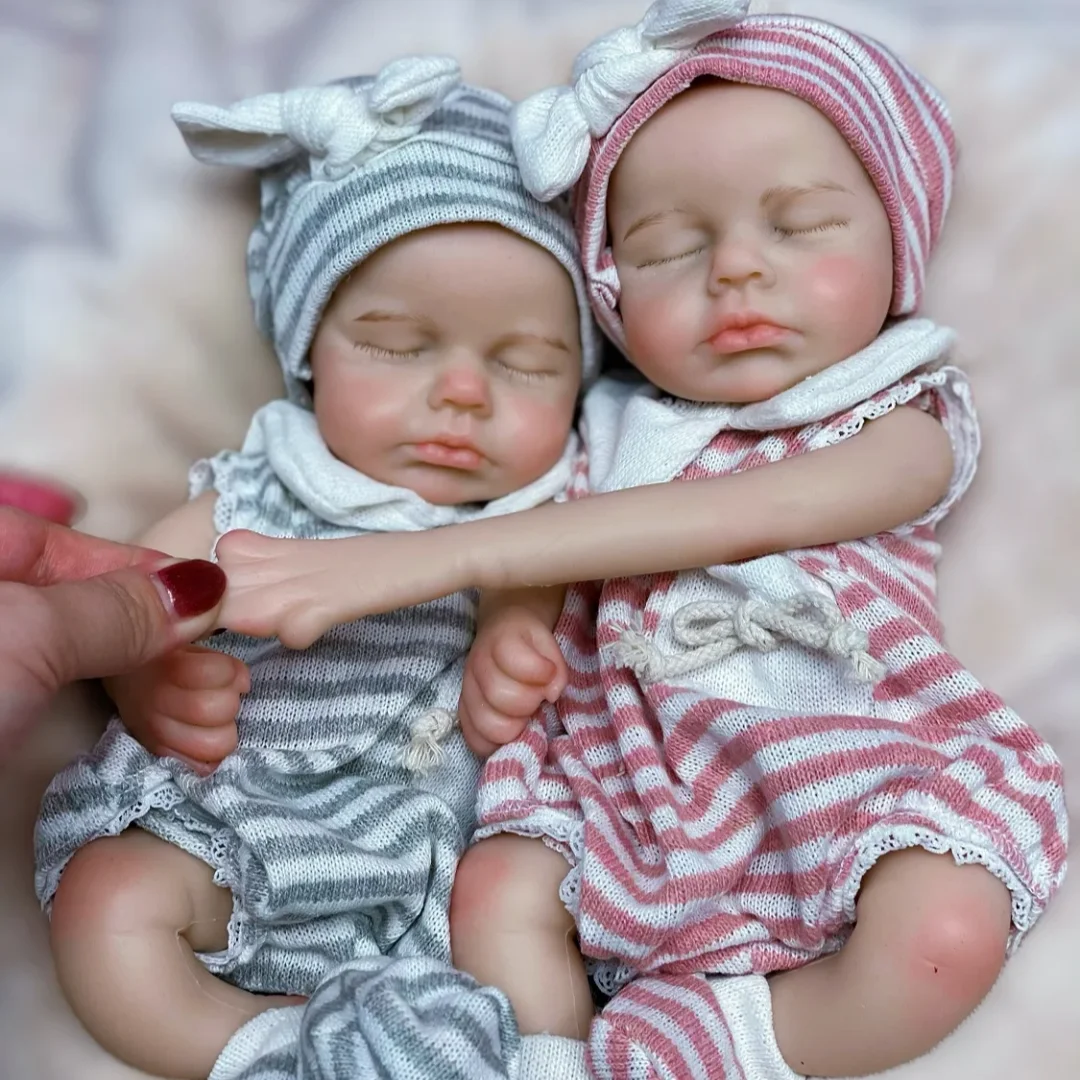 Aurora And Ezra Silicone Reborn Twin Baby Doll