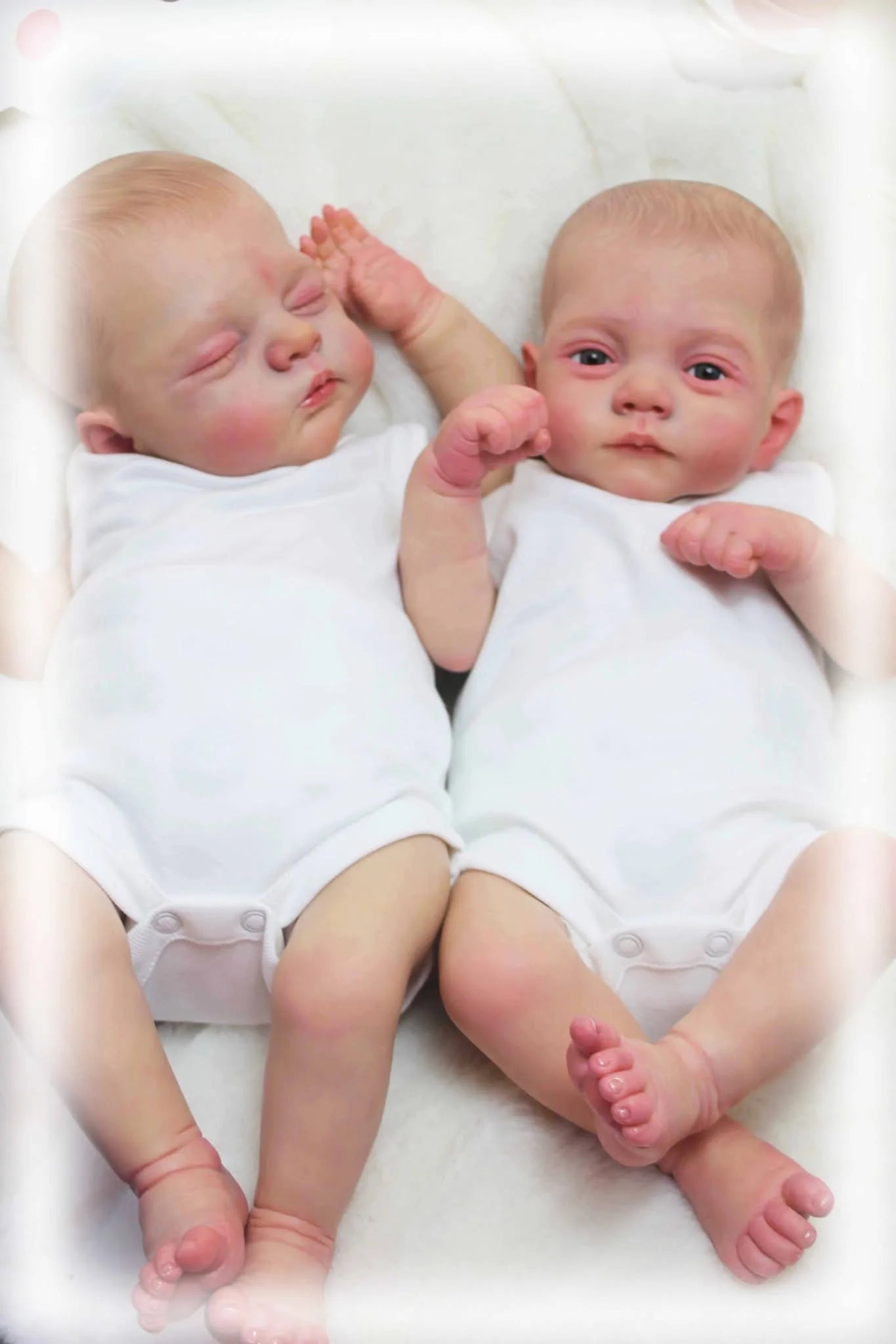 Lifelike Reborn Baby Twins Irys And Lily Doll