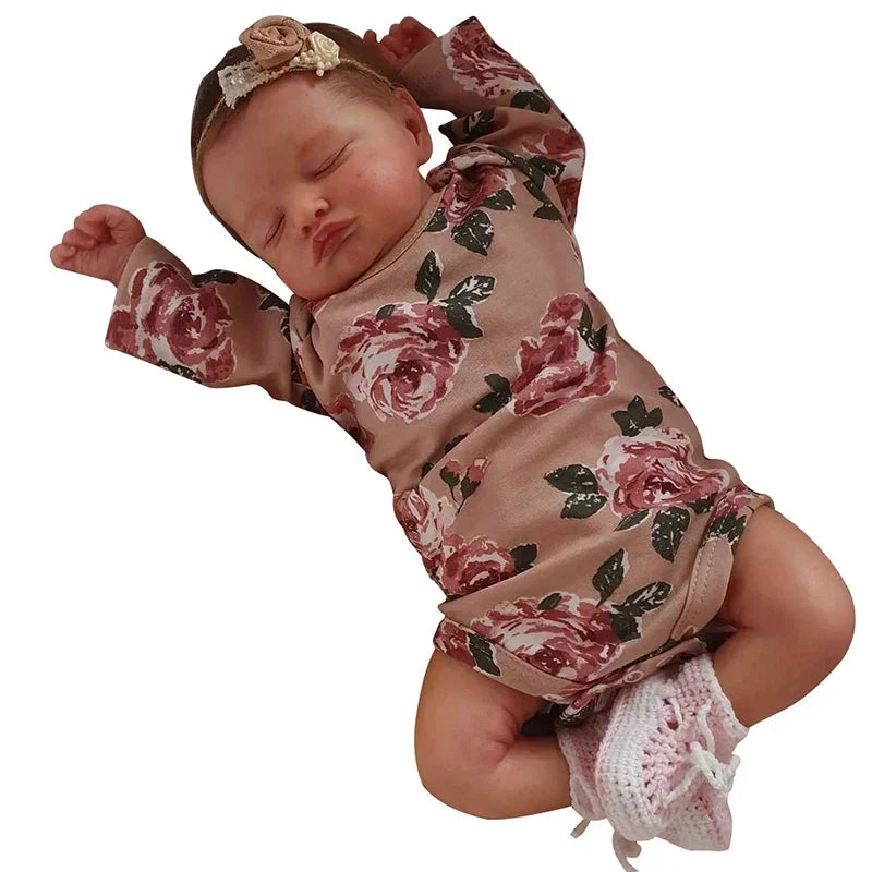 Adorable Reborn Baby Girl Rosie Doll