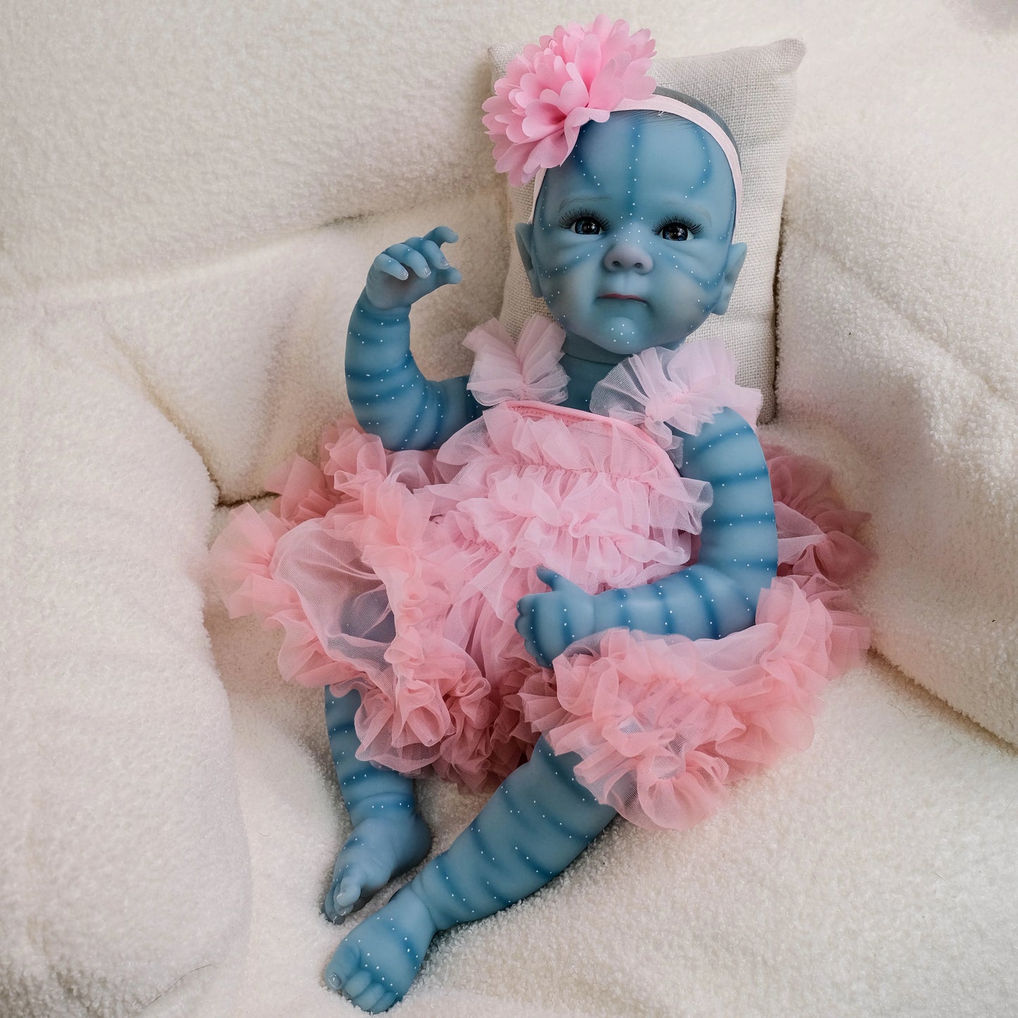 Adorable Avatar Reborn Baby Girl Eywa Doll