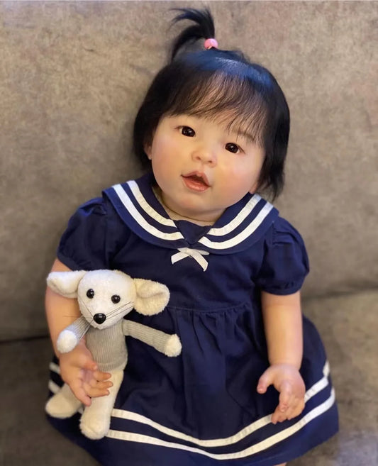 Cute Reborn Baby Girl Hana Doll