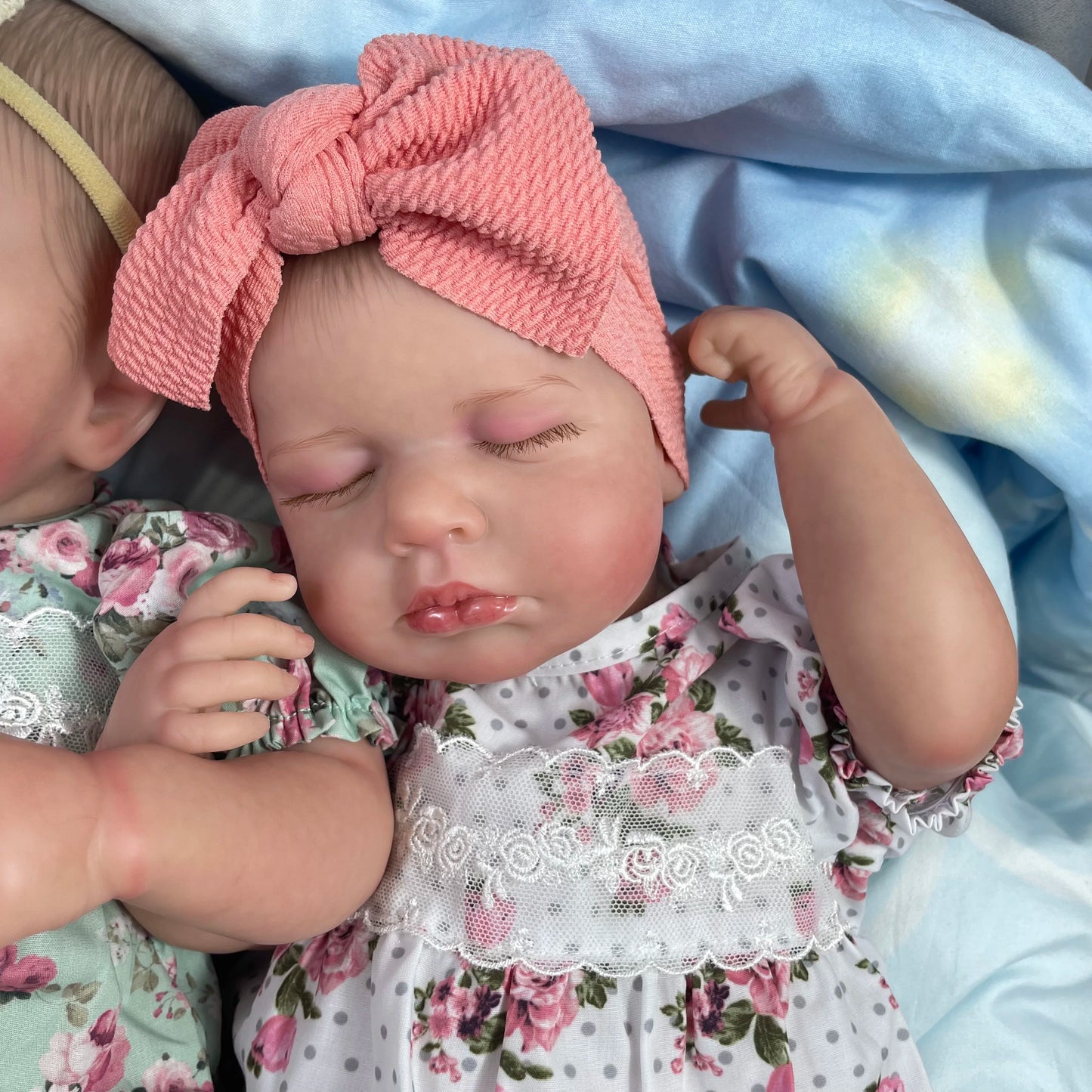 Reborn Baby Girl Twins Lila And Nora Doll
