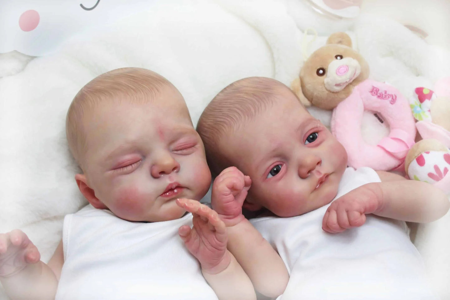 Lifelike Reborn Baby Twins Irys And Lily Doll