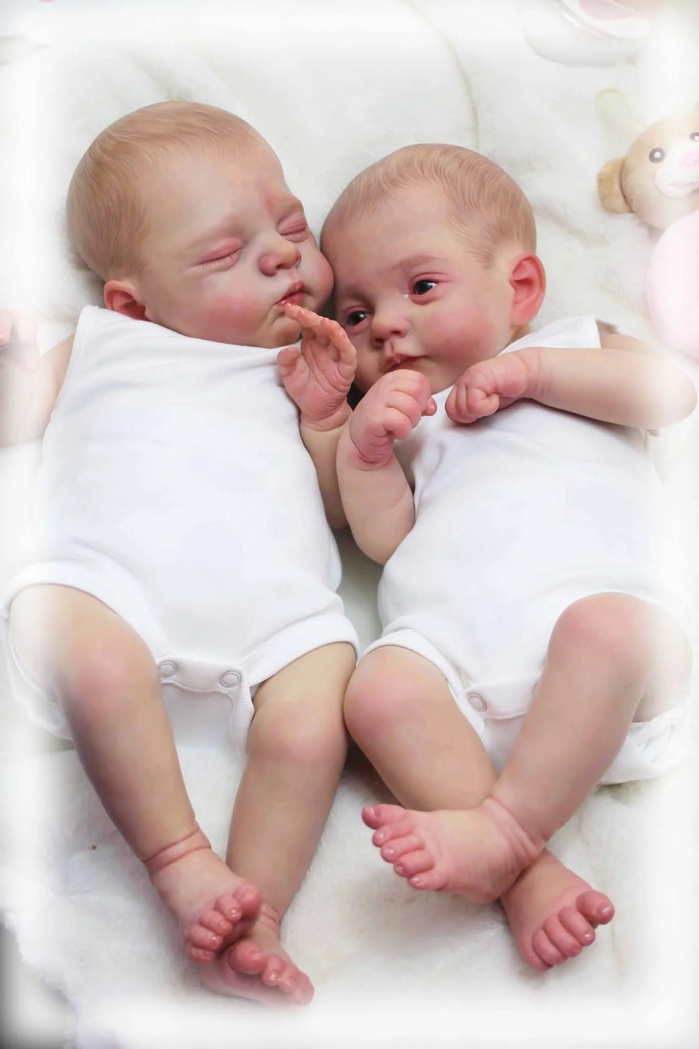 Lifelike Reborn Baby Twins Irys And Lily Doll