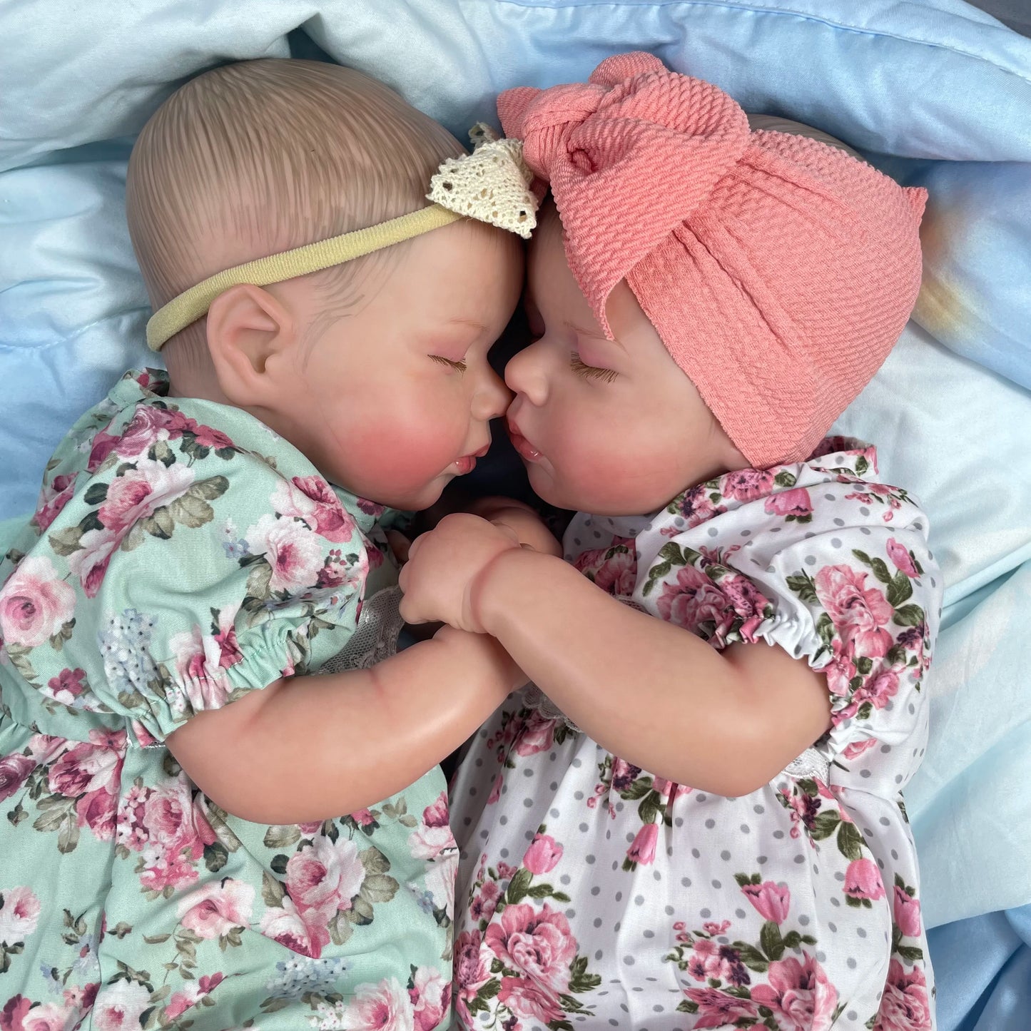 Reborn Baby Girl Twins Lila And Nora Doll