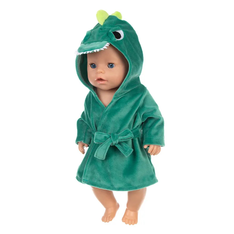Reborn Baby Cartoon Bathrobe